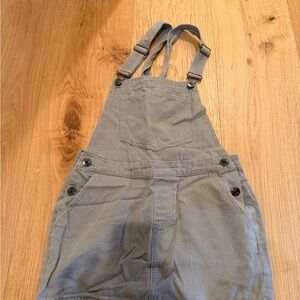BDG Taupe Denim Overalls